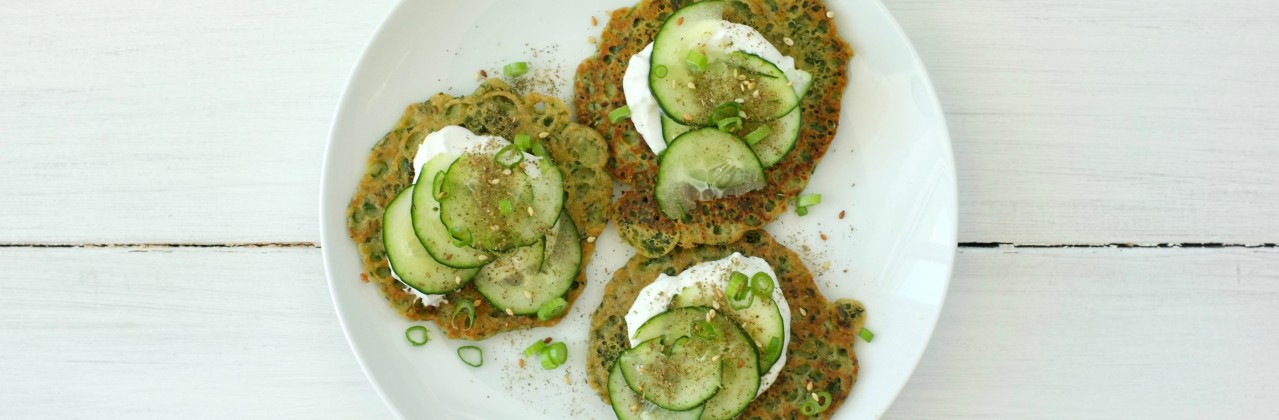 Chickpea and Spinach Pancakes